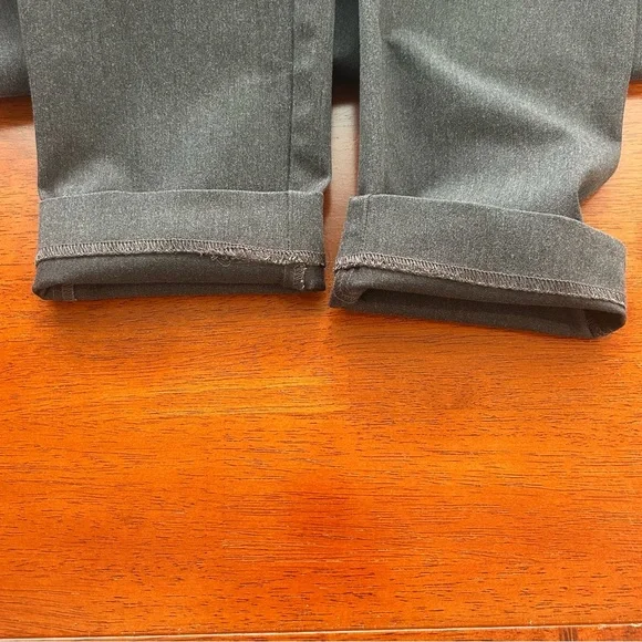 Loft Charcoal gray four pocket Women's Cropped Pants size 8 - Picture 6 of 16